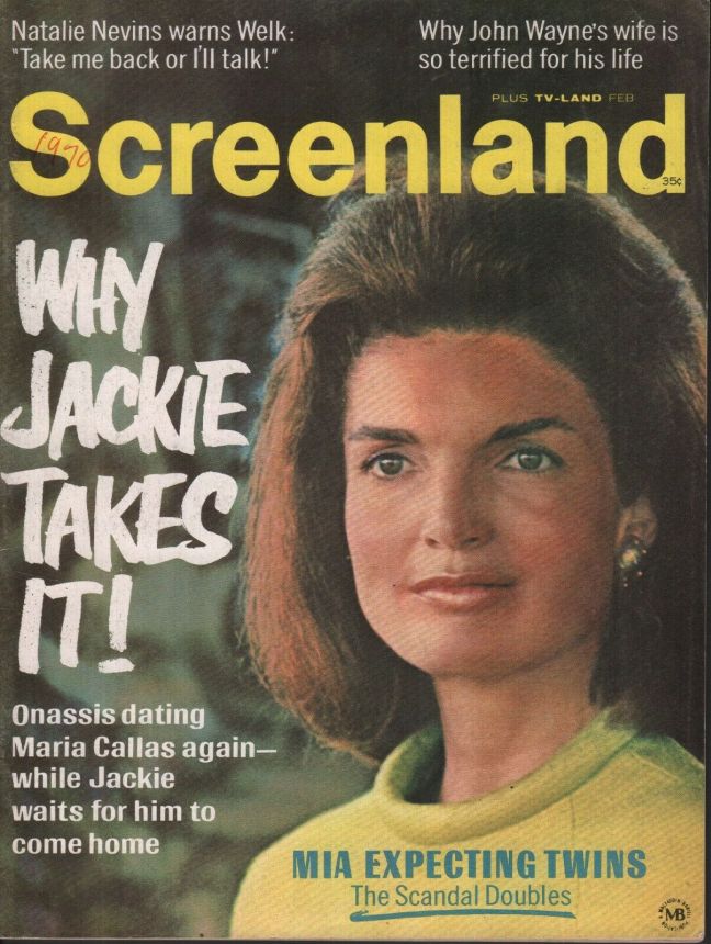 SCREENLAND magazine side cover February 1970