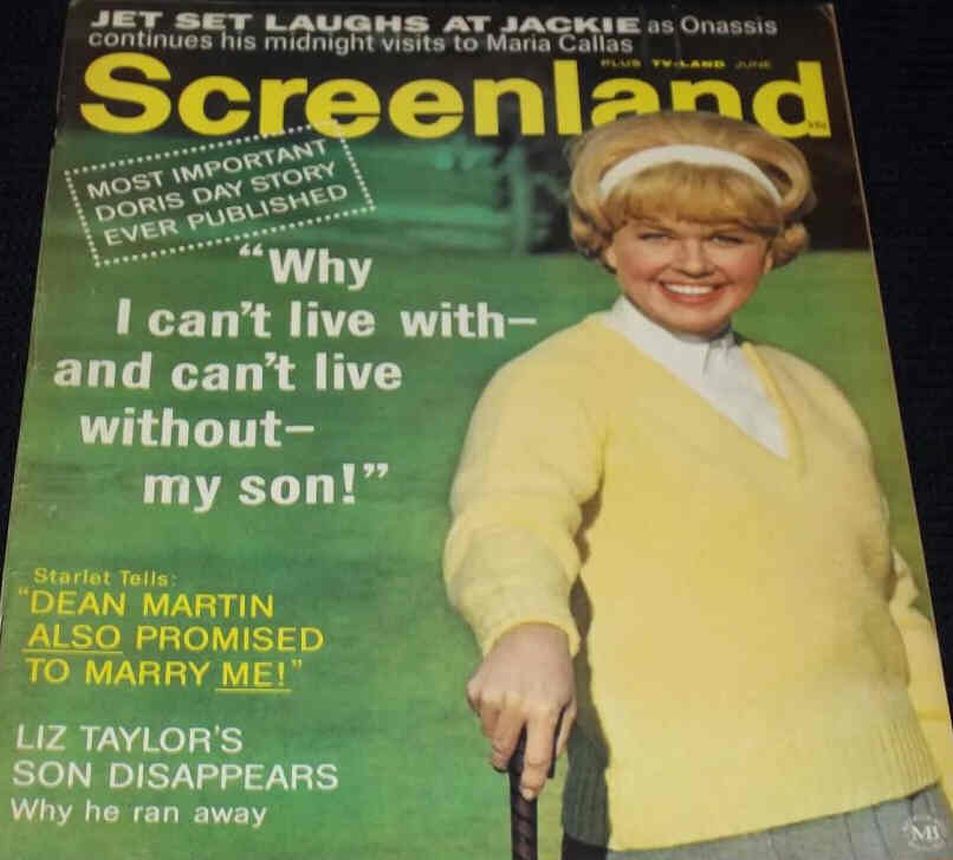 SCREENLAND magazine side cover June 1970