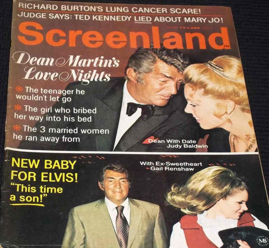 SCREENLAND magazine side cover July 1970