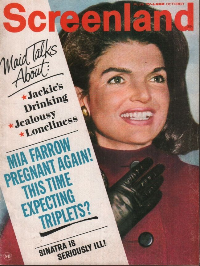 SCREENLAND magazine side cover October 1970