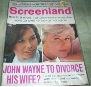 SCREENLAND magazine side cover February 1971