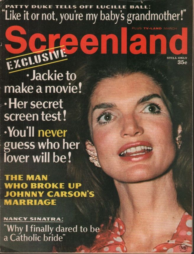 SCREENLAND magazine side cover March 1971