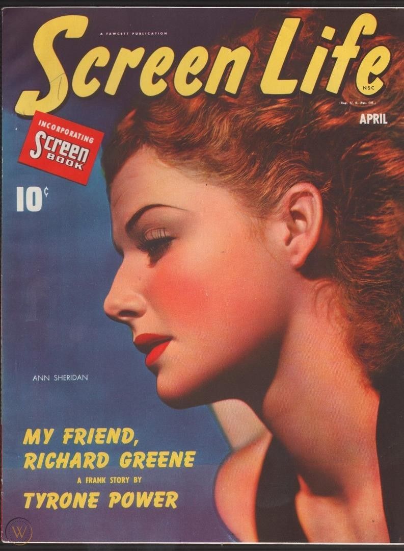 SCREEN LIFE (FAWCETT) magazine side cover April 1940