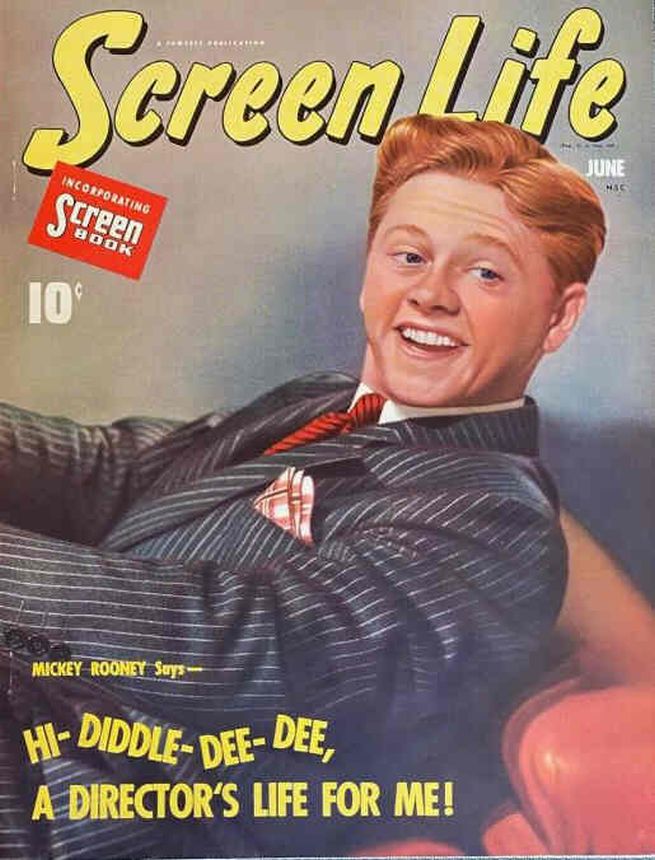 SCREEN LIFE (FAWCETT) magazine side cover June 1940