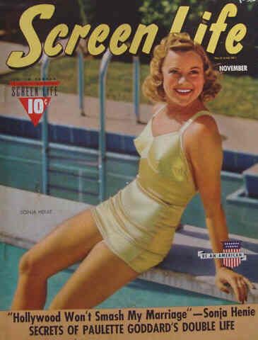 SCREEN LIFE (FAWCETT) magazine side cover November 1940