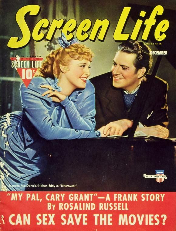 SCREEN LIFE (FAWCETT) magazine side cover December 1940