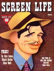 SCREEN LIFE (FAWCETT) magazine side cover March 1941