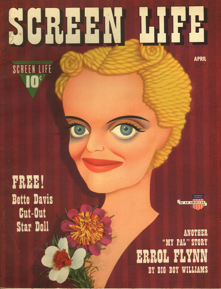 SCREEN LIFE (FAWCETT) magazine side cover April 1941