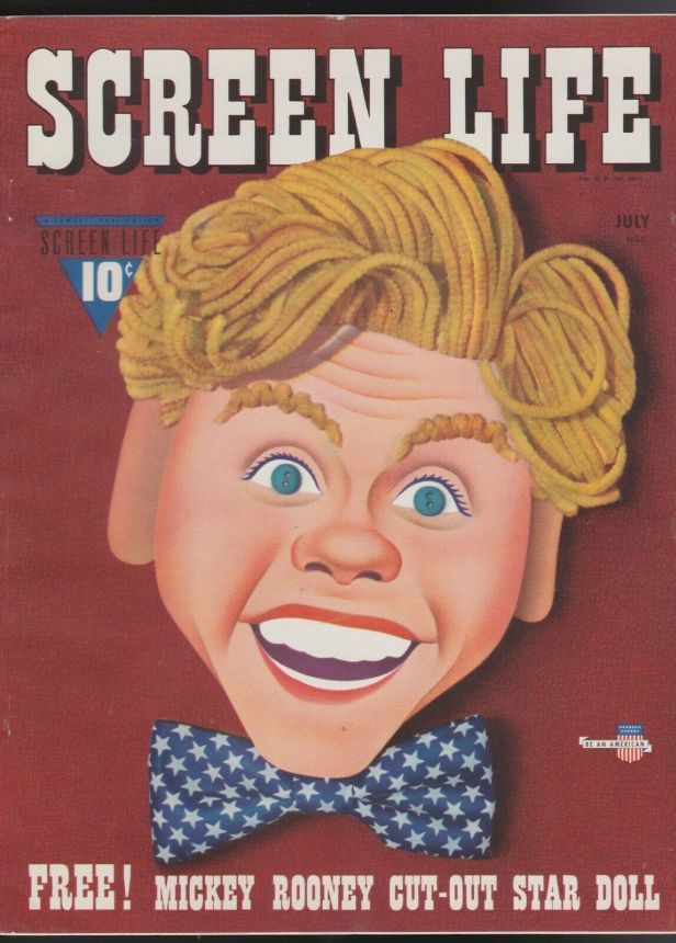SCREEN LIFE (FAWCETT) magazine side cover July 1941