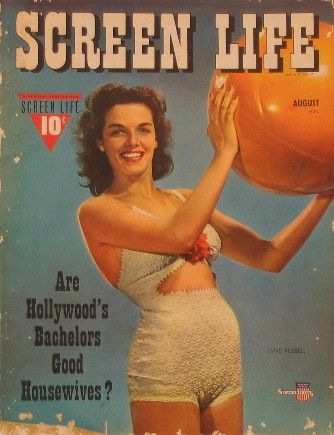 SCREEN LIFE (FAWCETT) magazine side cover August 1941