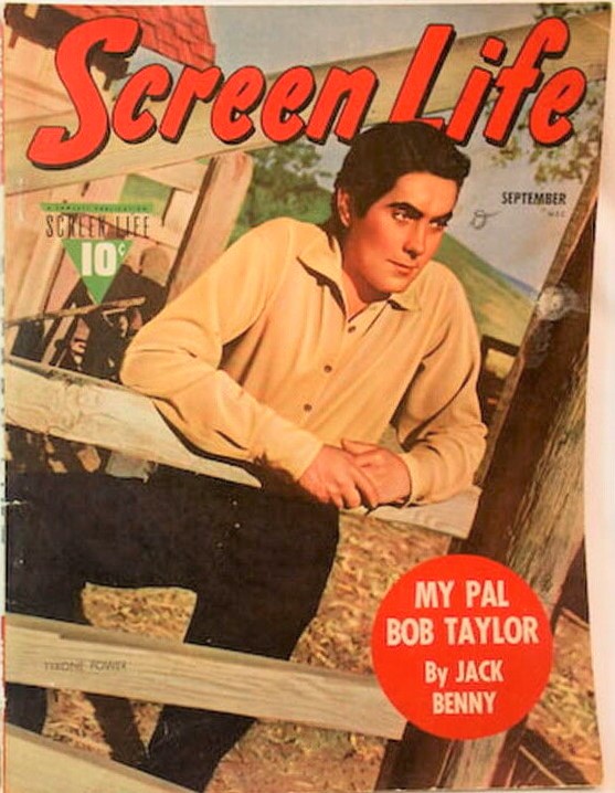 SCREEN LIFE (FAWCETT) magazine side cover  September 1940