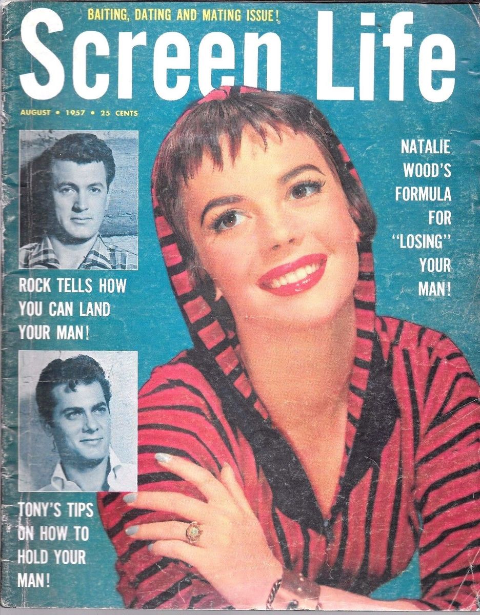 SCREEN LIFE magazine side cover August 1957