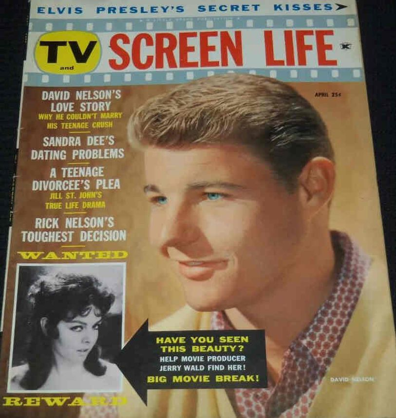 SCREEN LIFE magazine side cover  April 1959