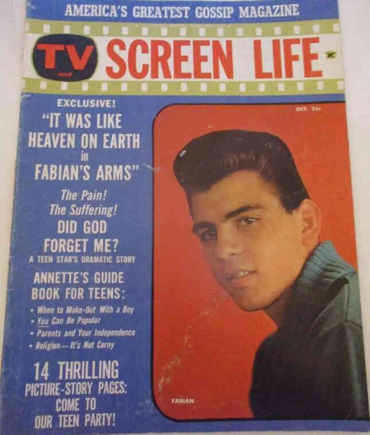 SCREEN LIFE magazine side cover  October 1959