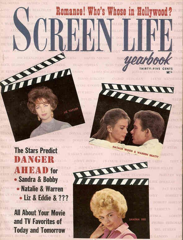 SCREEN LIFE magazine side cover  1962