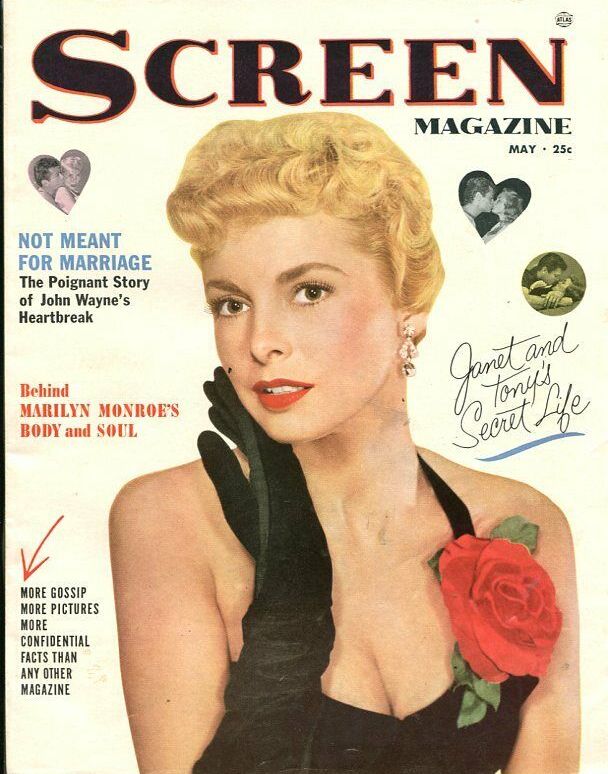 SCREEN (50s-60s) magazine side cover Issue 1  May 1953