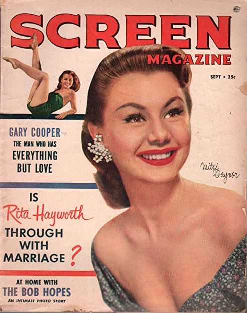 SCREEN (50s-60s) magazine side cover Issue 3  September 1953