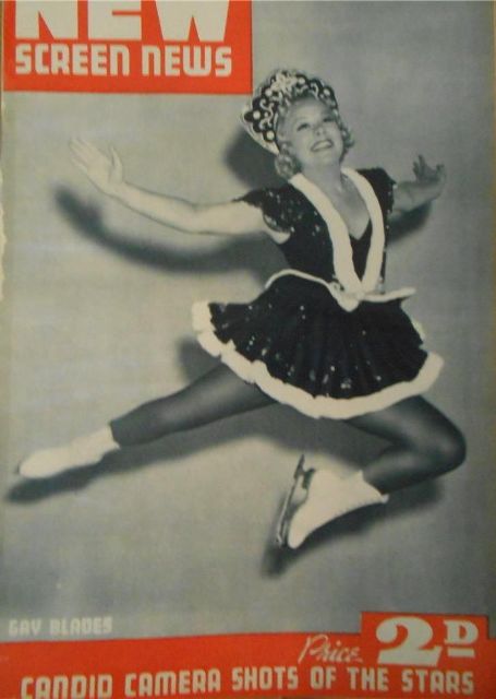 NEW SCREEN NEWS magazine side cover 18 June 1938