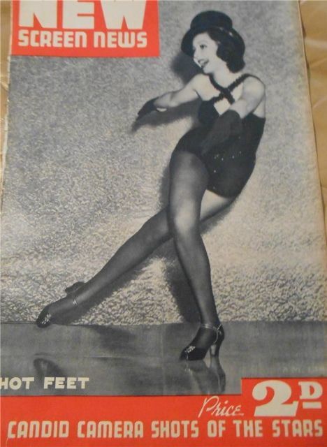 NEW SCREEN NEWS magazine side cover 25 June 1938