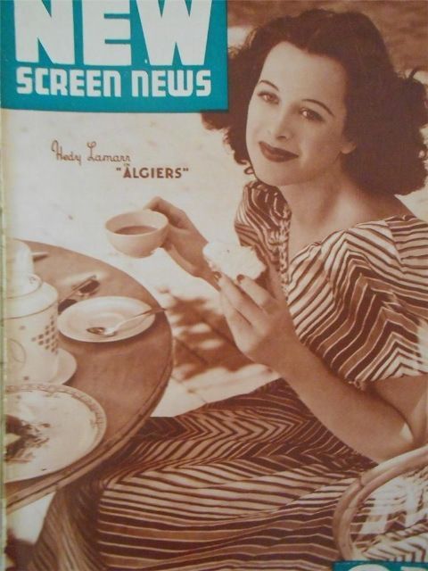 NEW SCREEN NEWS magazine side cover 14 January 1939