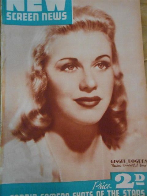 NEW SCREEN NEWS magazine side cover 11 February 1939