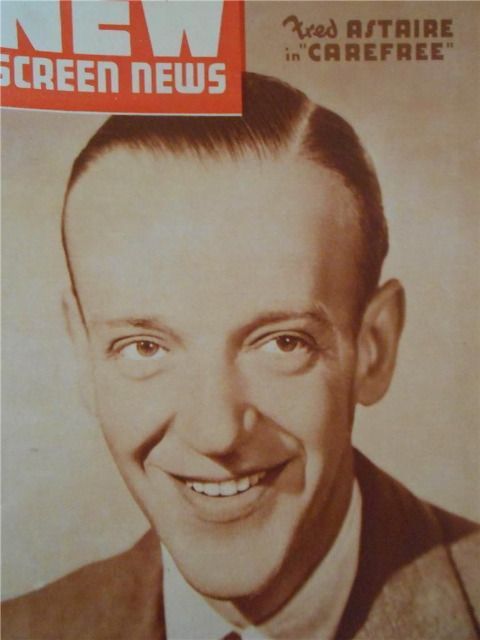NEW SCREEN NEWS magazine side cover 22 April 1939