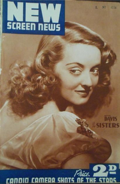 NEW SCREEN NEWS magazine side cover 29 April 1939