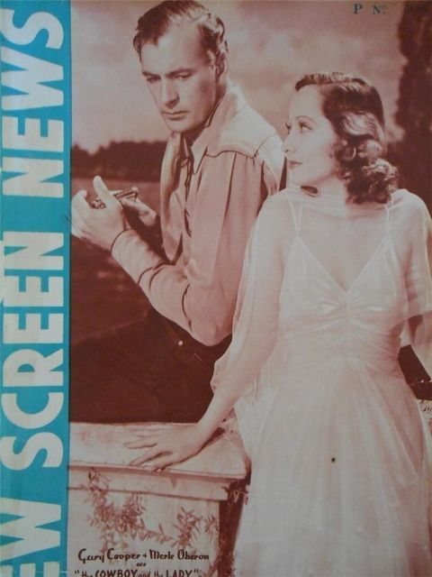 NEW SCREEN NEWS magazine side cover 27 May 1939