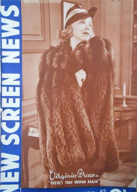 NEW SCREEN NEWS magazine side cover 22 July 1939