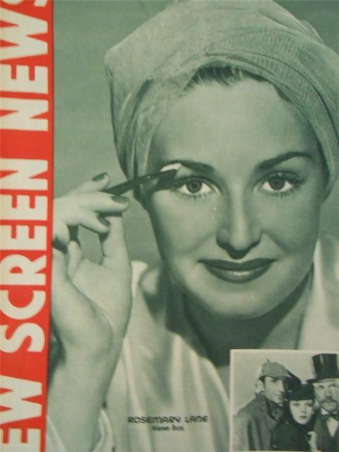 NEW SCREEN NEWS magazine side cover 8 June 1940