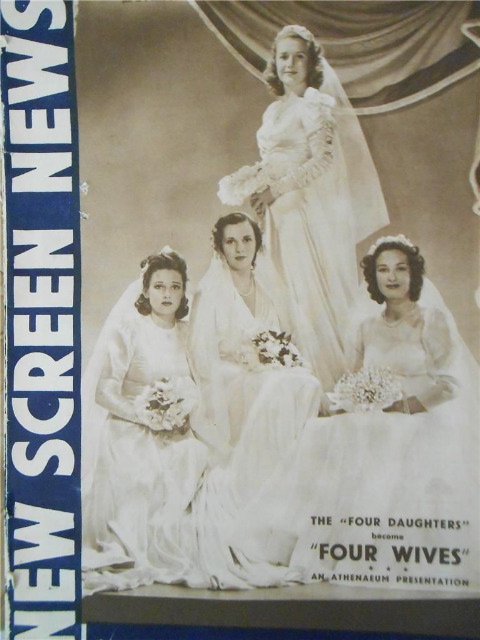 NEW SCREEN NEWS magazine side cover 13 July 1940