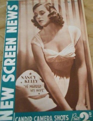 NEW SCREEN NEWS magazine side cover 27 July 1940