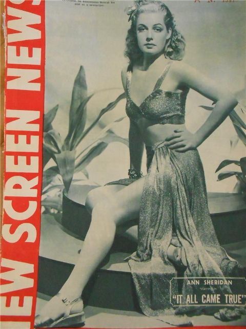 NEW SCREEN NEWS magazine side cover 10 August 1940