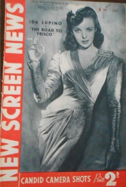NEW SCREEN NEWS magazine side cover 23 November 1940