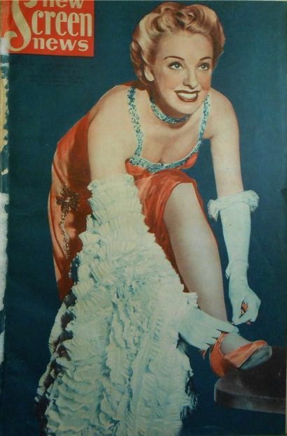 NEW SCREEN NEWS magazine side cover  Vol 3 # 37 22 February 1941