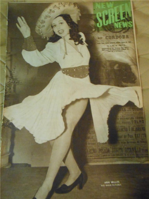 NEW SCREEN NEWS magazine side cover  Vol 3 # 47 26 April 1941