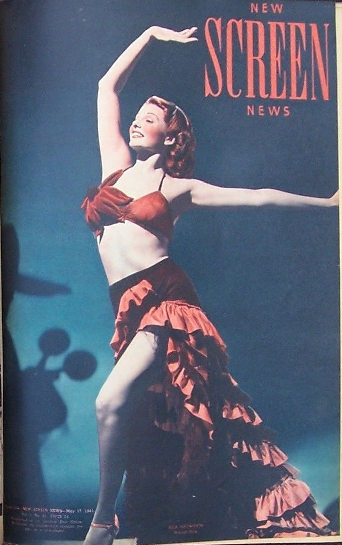 NEW SCREEN NEWS magazine side cover  Vol 3 # 50 17 May 1941