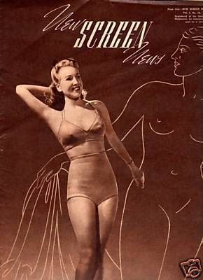 NEW SCREEN NEWS magazine side cover  Vol 3 # 51 24 May 1941