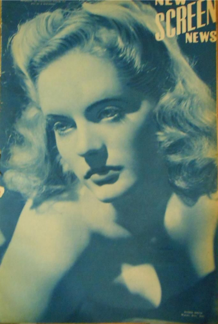 NEW SCREEN NEWS magazine side cover  Vol 4 # 9 2 August 1941