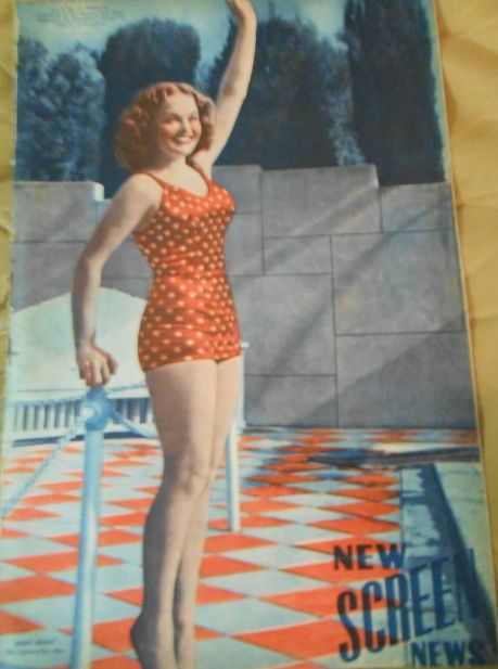 NEW SCREEN NEWS magazine side cover  Vol 4 # 11 16 August 1941