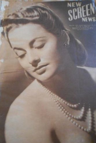 NEW SCREEN NEWS magazine side cover  Vol 4 # 13 30 August 1941