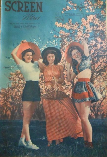 NEW SCREEN NEWS magazine side cover  Vol 4 # 15 13 September 1941