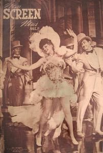 NEW SCREEN NEWS magazine side cover 23 October 1943