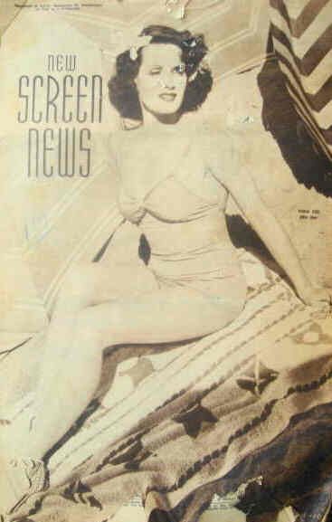 NEW SCREEN NEWS magazine side cover 2 February 1947