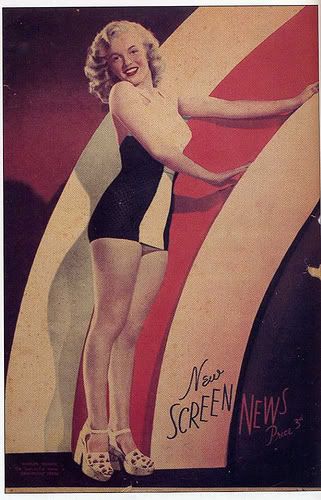 NEW SCREEN NEWS magazine side cover 28 May 1948