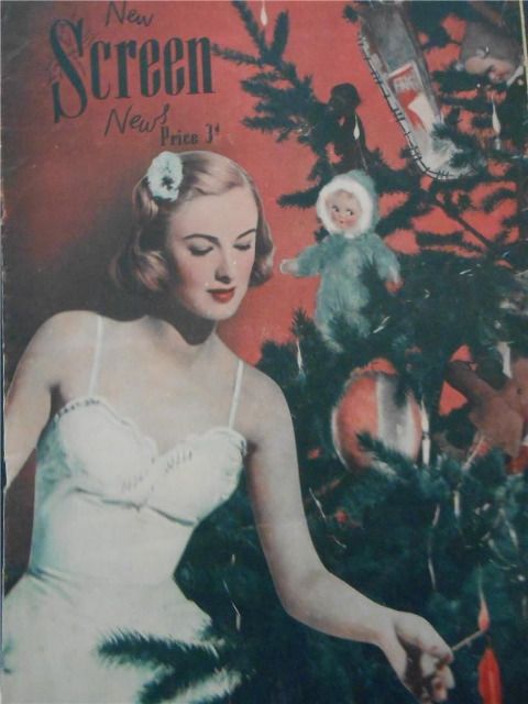NEW SCREEN NEWS magazine side cover 24 December 1948
