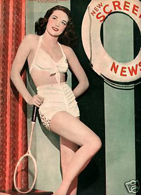 NEW SCREEN NEWS magazine side cover 26 August 1949