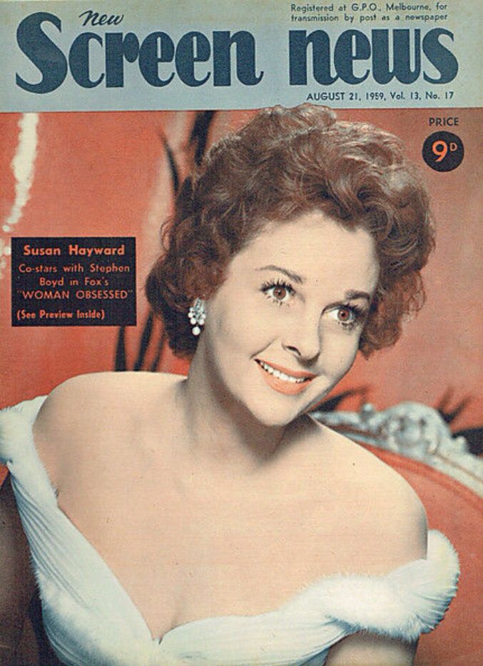 NEW SCREEN NEWS magazine side cover  Vol 13 # 17 21 August 1959
