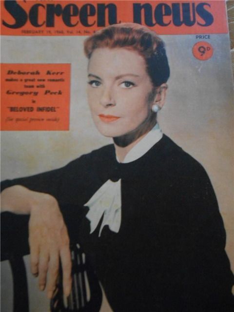 NEW SCREEN NEWS magazine side cover  Vol 14 # 4 19 February 1960