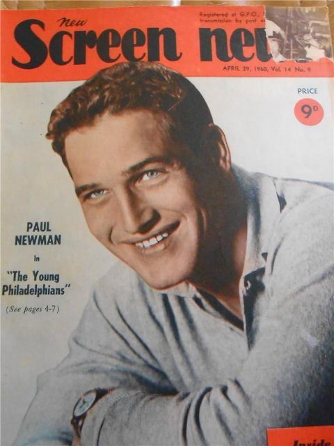 NEW SCREEN NEWS magazine side cover  Vol 14 # 9 29 April 1960